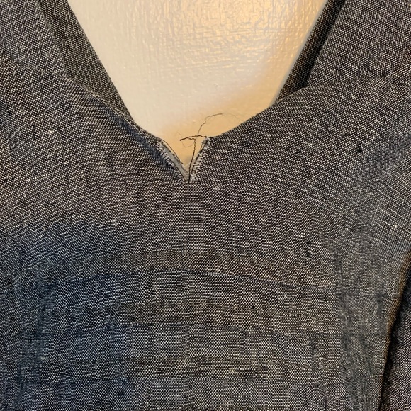 Dear Creatures Gray Flared Dress - Picture 6 of 7